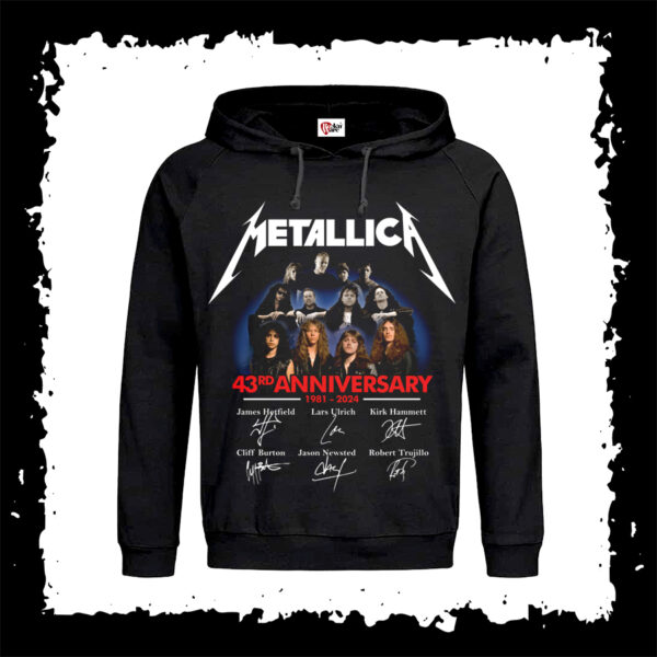 Dukserica METALLICA 43rd Anniversary Artwork dvostrana SPECIAL EDITION