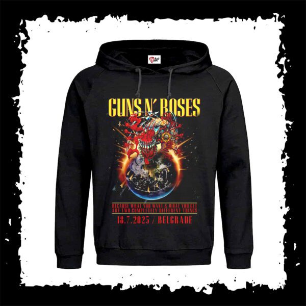 Dukserica GUNSNROSES Belgrade 2025, Rock Shop BiH